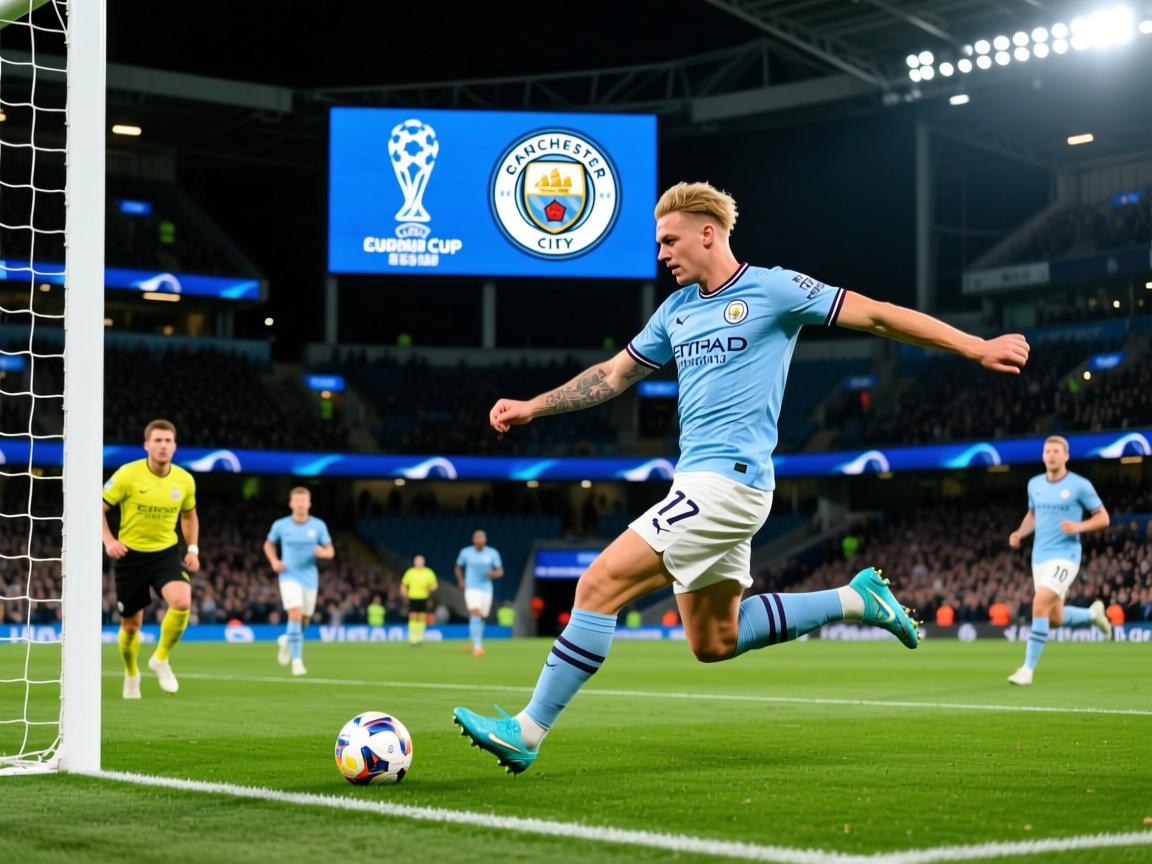 世俱杯-哈兰德点射京多安双响 曼城6-0阿尔艾因  第2张